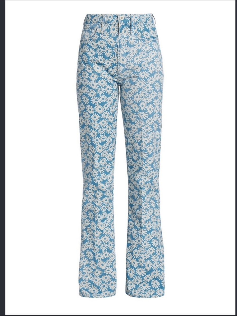 Re/Done Blue Daisy 70’s Bootcut Jeans